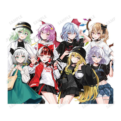 『東方Project』松本能人イラスト 集合 現代風ファッションver. キャンバスボード