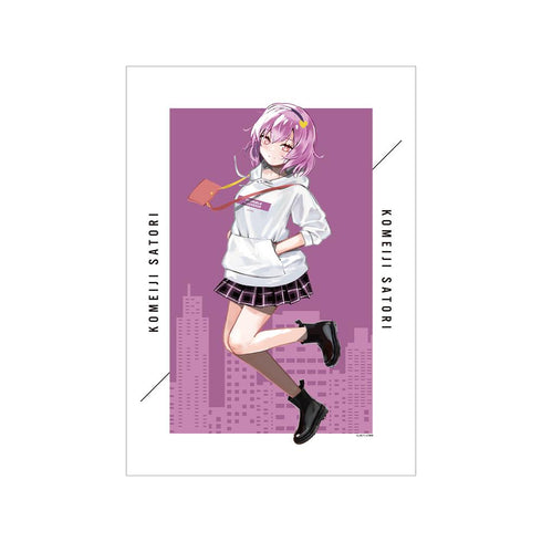 『東方Project』松本能人イラスト 古明地さとり 現代風ファッションver. A3マット加工ポスター