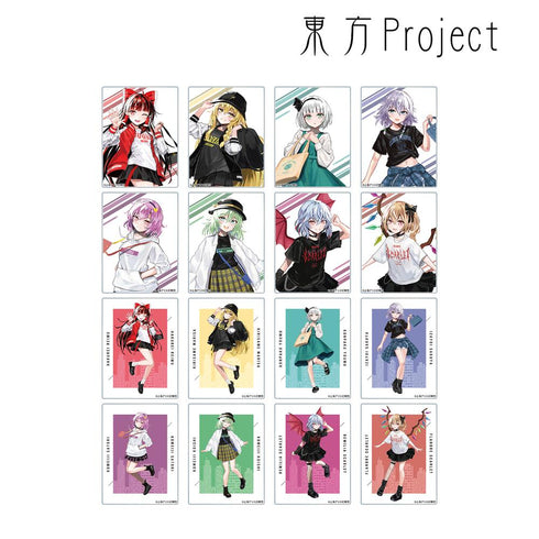 『東方Project』松本能人イラスト 現代風ファッションver. トレーディングアクリルカード(単位/BOX)