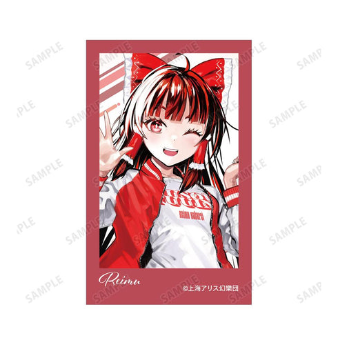 『東方Project』松本能人イラスト 博麗霊夢 現代風ファッションver. インスタントカメラ風イラストカード2枚セット