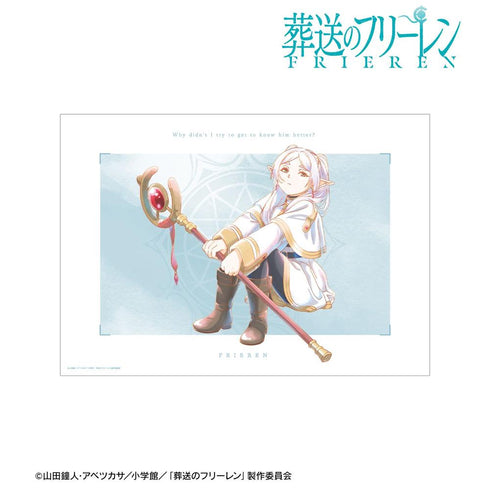 『葬送のフリーレン』フリーレン Ani-Art aqua label A3マット加工ポスター ver.A【202606再販】