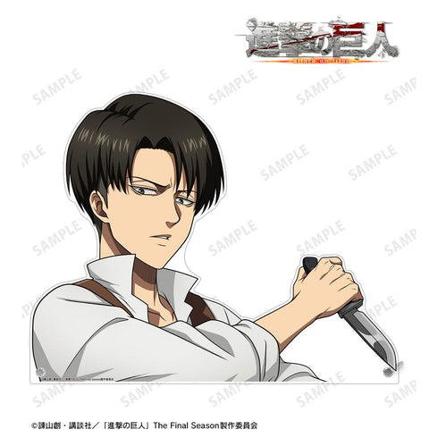 『進撃の巨人』描き下ろし リヴァイ 過去ver. 特大ダイカットアクリルパネル【202512再販】