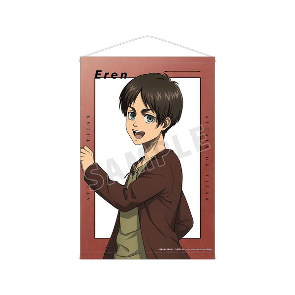 《進擊的巨人》全新繪製 艾倫 過去版 B2掛毯【202604再版】