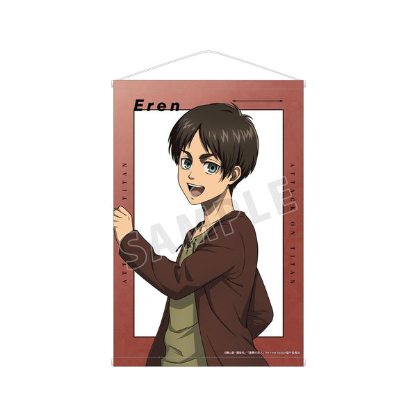 『進撃の巨人』描き下ろし エレン 過去ver. B2タペストリー【202512再販】