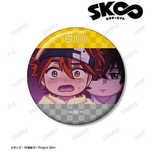 『SK∞ エスケーエイト』暦&忠 ゆるコマ 100mm缶バッジ【202509再販】