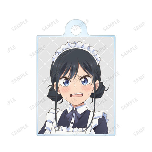 『疑似ハーレム』描き下ろし 七倉 凛 メイド衣装ver. 2連ワイヤーアクリルキーホルダー