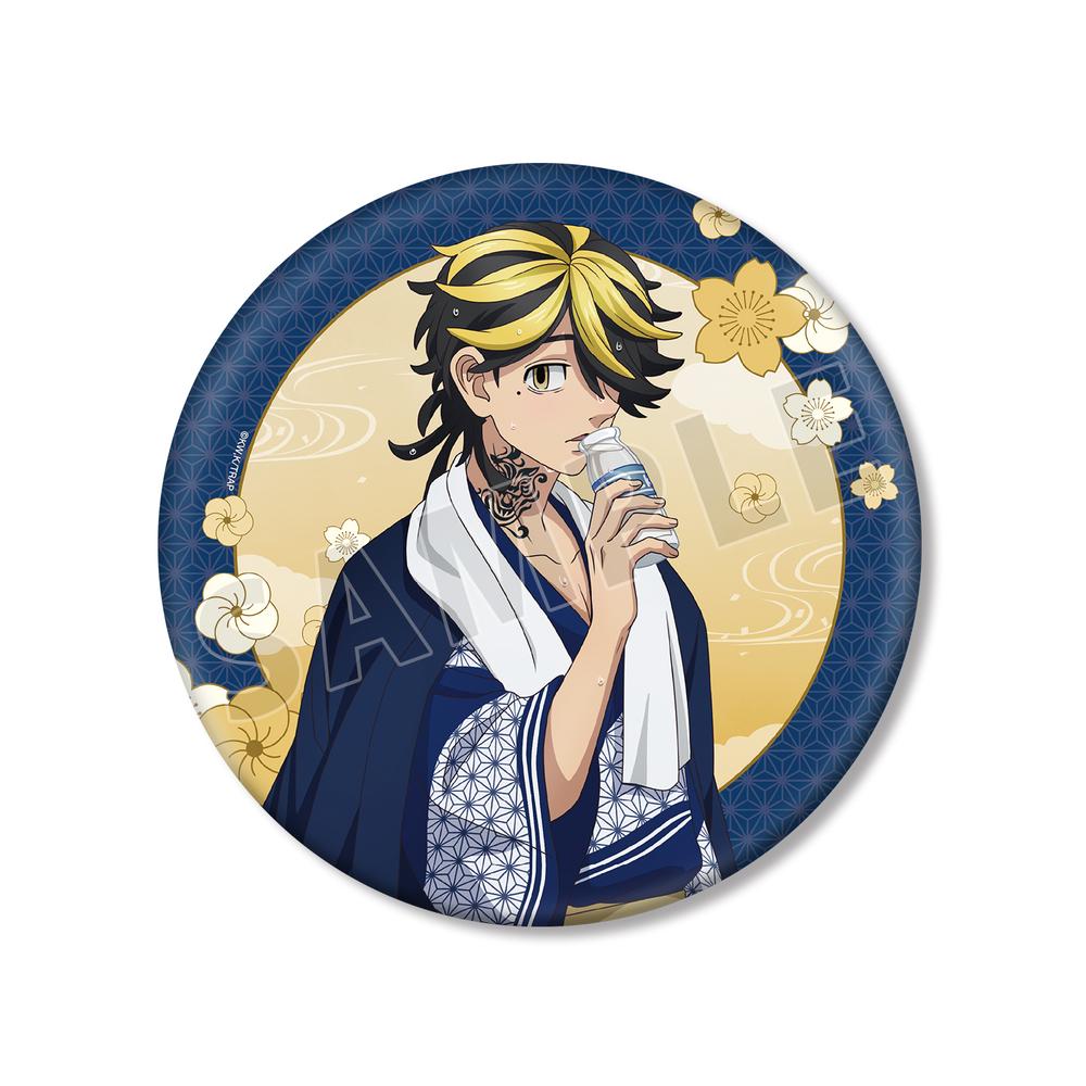 東リべ 羽宮一虎 缶バッジ 57点 温泉浴衣 東京リベンジャーズ』描き下ろし 羽宮 一虎 温泉浴衣ver. BIG缶