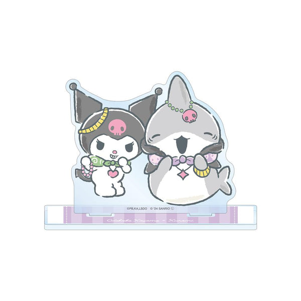 『おでかけ子ザメ×サンリオキャラクターズ』おでかけ子ザメ×クロミ BIGアクリルスタンド