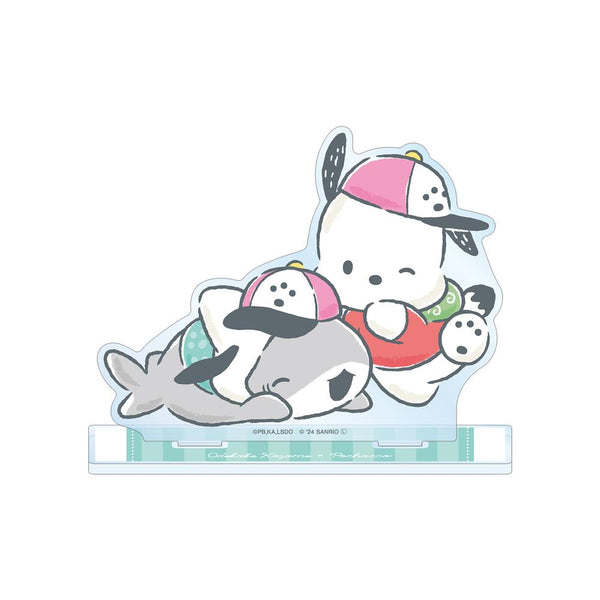 『おでかけ子ザメ×サンリオキャラクターズ』おでかけ子ザメ×ポチャッコ BIGアクリルスタンド