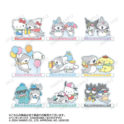 『おでかけ子ザメ×サンリオキャラクターズ』おでかけ子ザメ×ポチャッコ BIGアクリルスタンド