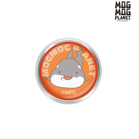 『MOGMOG PLANET』シャチ ガラスマグネットピンバッジ