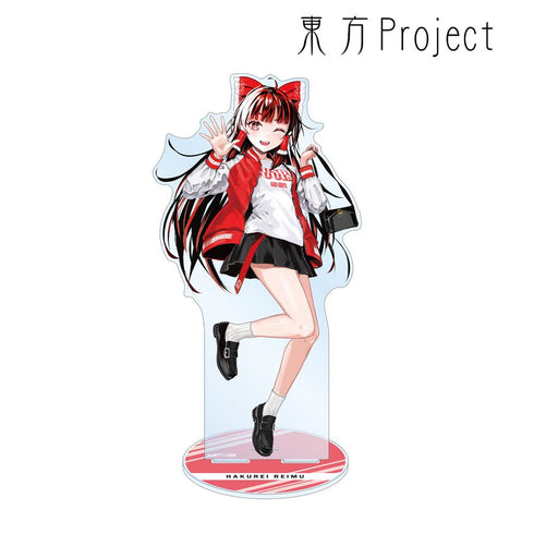 《東方Project》松本能人繪製 博麗靈夢 現代風時尚版 特大亞克力立牌