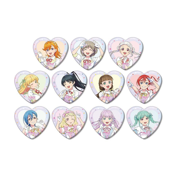 『ラブライブ!スーパースター!!』描き下ろし MIRACLE NEW STORYver. トレーディングハート型缶バッジ(単位/BOX)【202605再販】