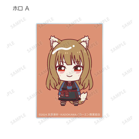 『狼と香辛料 MERCHANT MEETS THE WISE WOLF』トレーディング ちょこんと! アクリルカード(単位/BOX)【202507再販】