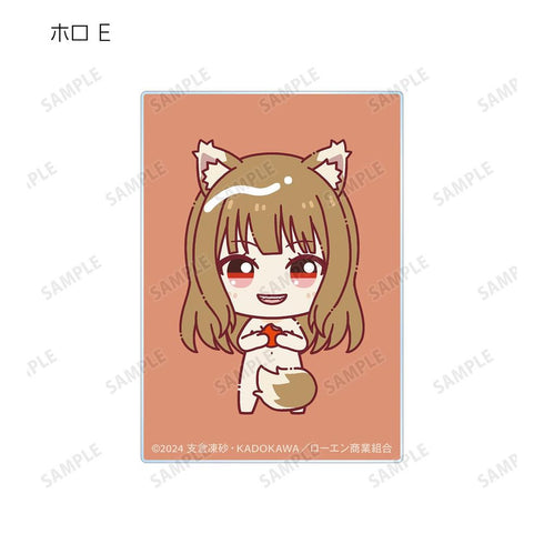 『狼と香辛料 MERCHANT MEETS THE WISE WOLF』トレーディング ちょこんと! アクリルカード(単位/BOX)【202603再販】