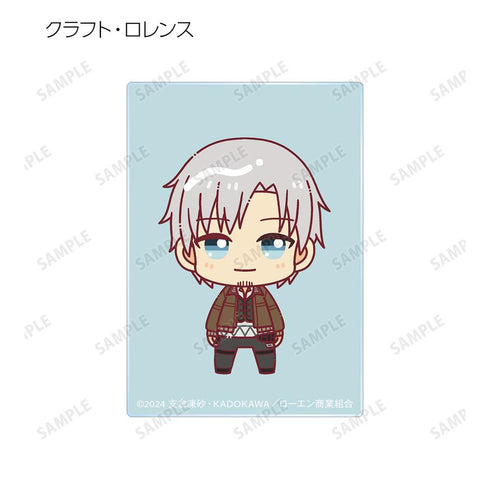 『狼と香辛料 MERCHANT MEETS THE WISE WOLF』トレーディング ちょこんと! アクリルカード(単位/BOX)【202603再販】