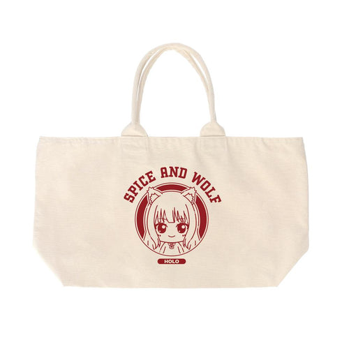 『狼と香辛料 MERCHANT MEETS THE WISE WOLF』ホロ ちょこんと! BIGジップトートバッグ【202507再販】