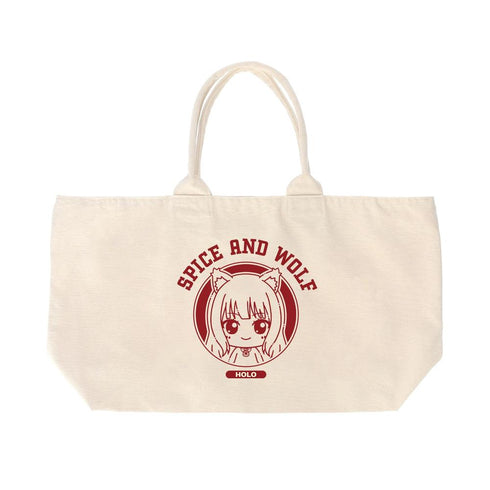 『狼と香辛料 MERCHANT MEETS THE WISE WOLF』ホロ ちょこんと! BIGジップトートバッグ【202607再販】