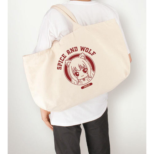 『狼と香辛料 MERCHANT MEETS THE WISE WOLF』ホロ ちょこんと! BIGジップトートバッグ【202607再販】