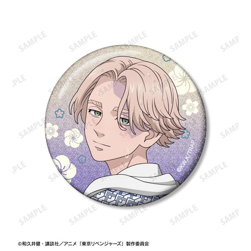 『東京リベンジャーズ』描き下ろし 乾 青宗 温泉浴衣ver. グリッター缶バッジ2個セット