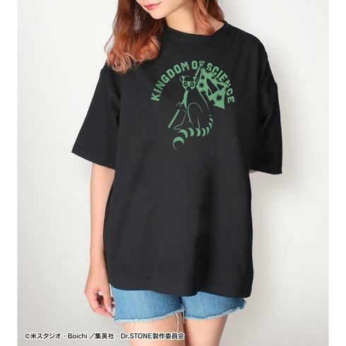 『Dr.STONE』石神千空 ワオキツネザルモチーフBIGシルエットTシャツユニセックス【202504再販】