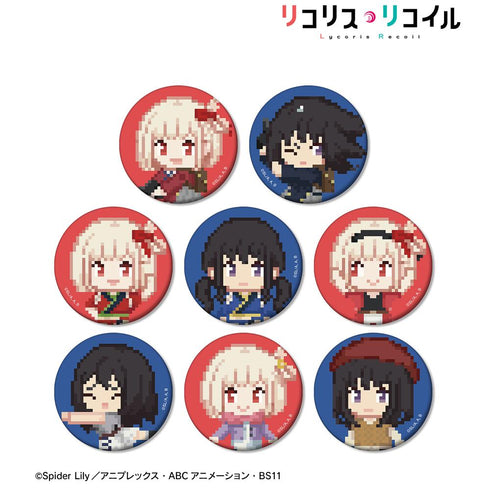 『リコリス・リコイル』トレーディング DOT DOT マット缶バッジ(単位/BOX)【202511再販】