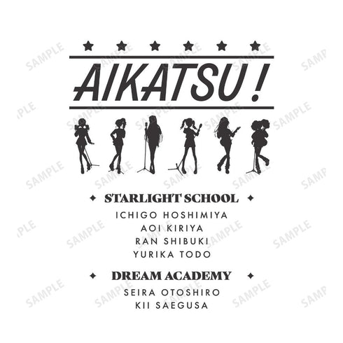 『アイカツ! 10th STORY ~未来へのSTARWAY~』描き下ろし カジュアルロックver. BIGシルエットTシャツユニセックス