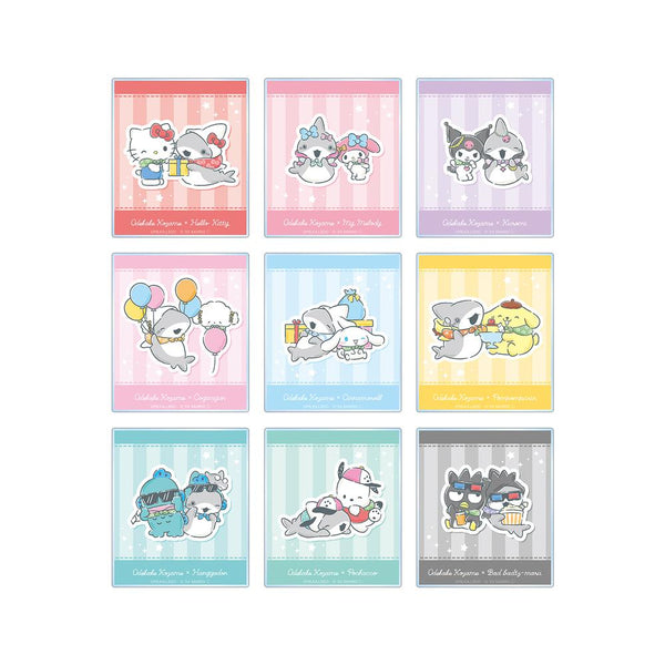 『おでかけ子ザメ×サンリオキャラクターズ』トレーディングアクリルカード(単位/BOX)