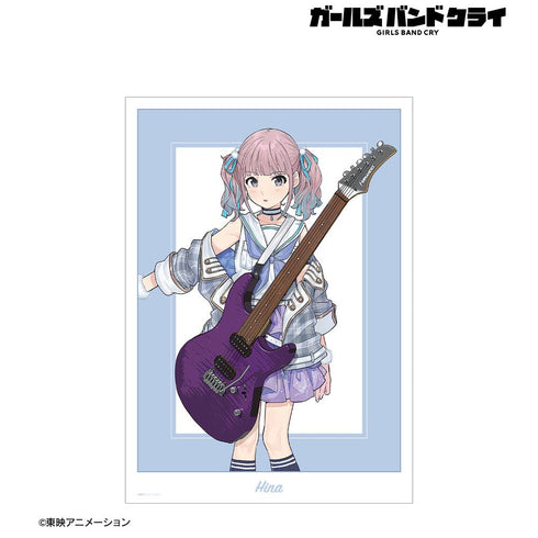 『ガールズバンドクライ』ヒナ A3マット加工ポスター ver.A【202506再販】