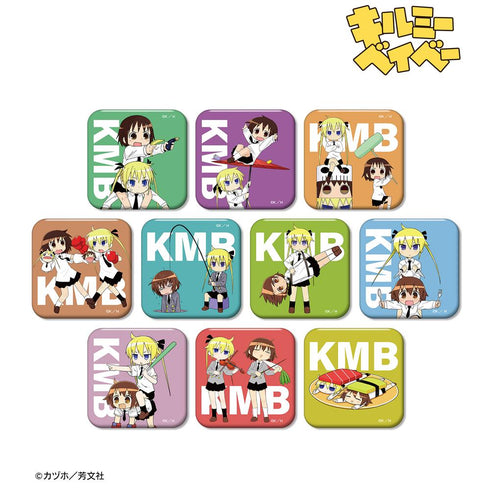 『キルミーベイベー』トレーディング角丸スクエア缶バッジ(単位/BOX)【202508再販】