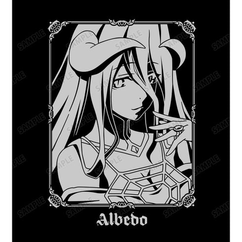 『オーバーロード聖王国編』アルベド 箔プリントTシャツメンズ