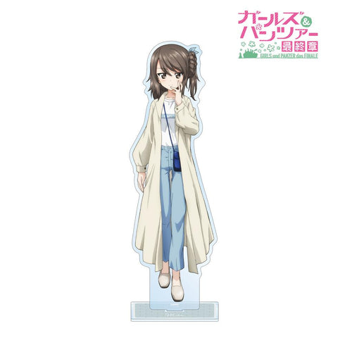 『ガールズ&パンツァー 最終章』描き下ろし ミカ デート私服ver. 特大アクリルスタンド【202507再販】