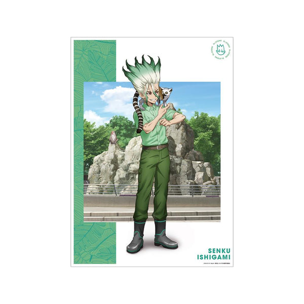 《Dr.STONE》全新绘制 石神千空 饲养员版 A3哑光处理海报