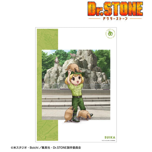 『Dr.STONE』描き下ろし スイカ 飼育係ver. A3マット加工ポスター【202510再販】
