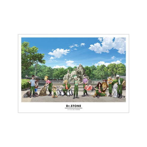 『Dr.STONE』描き下ろし 集合 飼育係ver. A3マット加工ポスター【202504再販】