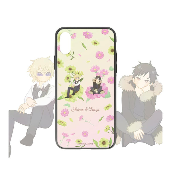 『デュラララ!!×2』平和島静雄&折原臨也 Botania 角丸強化ガラスiPhoneケース【202506再販】