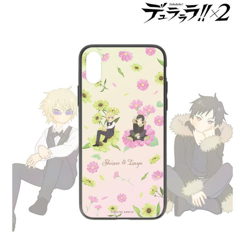 『デュラララ!!×2』平和島静雄&折原臨也 Botania 角丸強化ガラスiPhoneケース【202604再販】