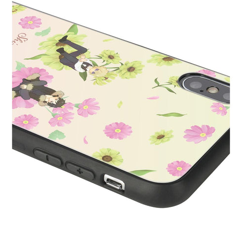 『デュラララ!!×2』平和島静雄&折原臨也 Botania 角丸強化ガラスiPhoneケース【202506再販】