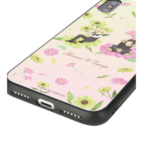 『デュラララ!!×2』平和島静雄&折原臨也 Botania 角丸強化ガラスiPhoneケース【202506再販】