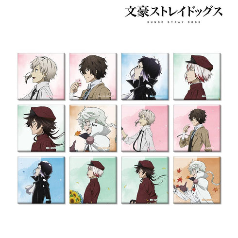 『文豪ストレイドッグス』描き下ろし 季節の歩みver. トレーディングスクエア缶バッジ(単位/BOX)