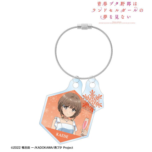 『青春ブタ野郎はランドセルガールの夢を見ない』描き下ろし 梓川花楓 桜島麻衣 バースデーver. 2連ワイヤーアクリルキーホルダー【202512再販】