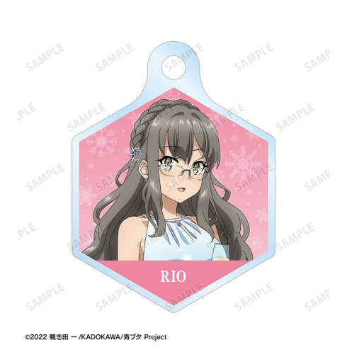 『青春ブタ野郎はランドセルガールの夢を見ない』描き下ろし 双葉理央 桜島麻衣 バースデーver. 2連ワイヤーアクリルキーホルダー【202507再販】