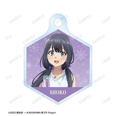 『青春ブタ野郎はランドセルガールの夢を見ない』描き下ろし 牧之原翔子 桜島麻衣 バースデーver. 2連ワイヤーアクリルキーホルダー【202507再販】