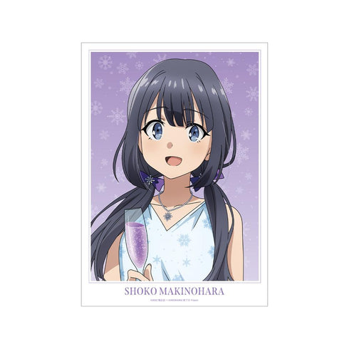 『青春ブタ野郎はランドセルガールの夢を見ない』描き下ろし 牧之原翔子 桜島麻衣 バースデーver. A3マット加工ポスター【202507再販】