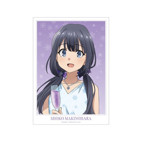 『青春ブタ野郎はランドセルガールの夢を見ない』描き下ろし 牧之原翔子 桜島麻衣 バースデーver. A3マット加工ポスター【202610再販】