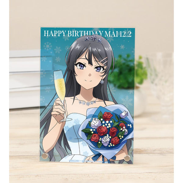 『青春ブタ野郎はランドセルガールの夢を見ない』描き下ろし 桜島麻衣 桜島麻衣 バースデーver. A5アクリルパネル【202512再販】