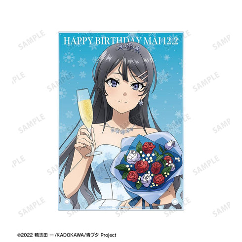 『青春ブタ野郎はランドセルガールの夢を見ない』描き下ろし 桜島麻衣 桜島麻衣 バースデーver. A5アクリルパネル【202507再販】