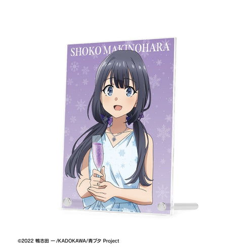 『青春ブタ野郎はランドセルガールの夢を見ない』描き下ろし 牧之原翔子 桜島麻衣 バースデーver. A5アクリルパネル【202610再販】