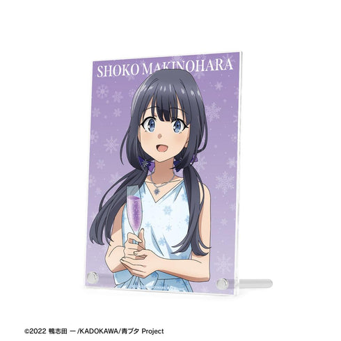『青春ブタ野郎はランドセルガールの夢を見ない』描き下ろし 牧之原翔子 桜島麻衣 バースデーver. A5アクリルパネル【202507再販】