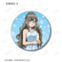 『青春ブタ野郎はランドセルガールの夢を見ない』描き下ろし 桜島麻衣 バースデーver. トレーディングマット缶バッジ(単位/BOX)【202507再販】